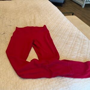 Lululemon Athletica Red Align w/ Pockets
